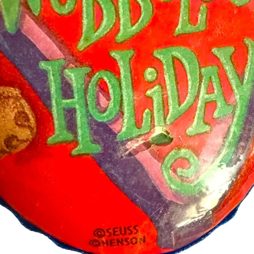 Vintage Dr. Seuss Ornament Lot- The Grinch and‎ Cat in the Hat